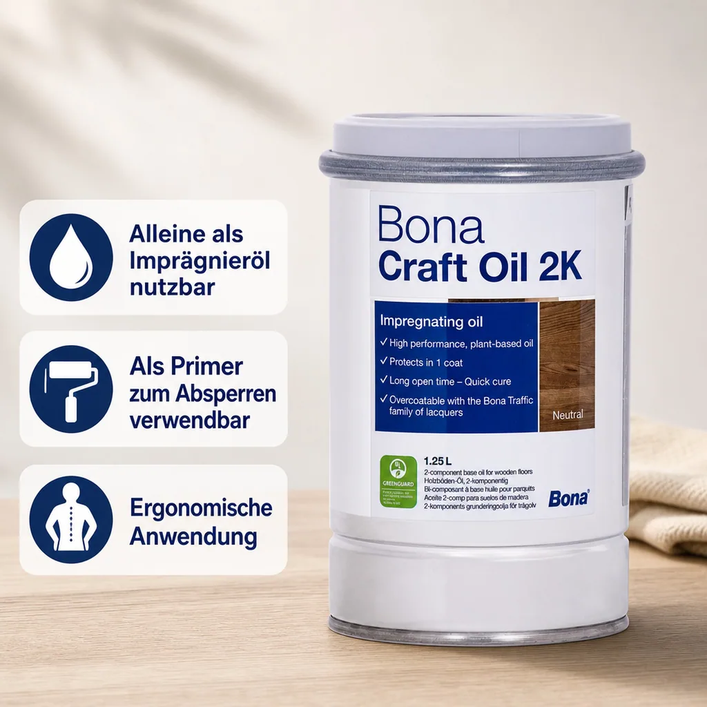BONA Craft Oil 2K Neutral 1,25 Liter