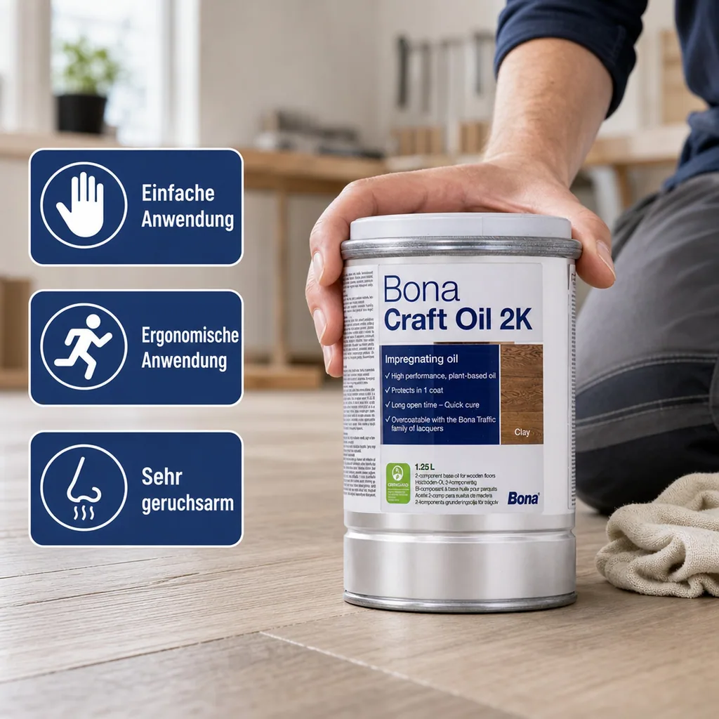 BONA Craft Oil 2K Clay 1,25 Liter braun