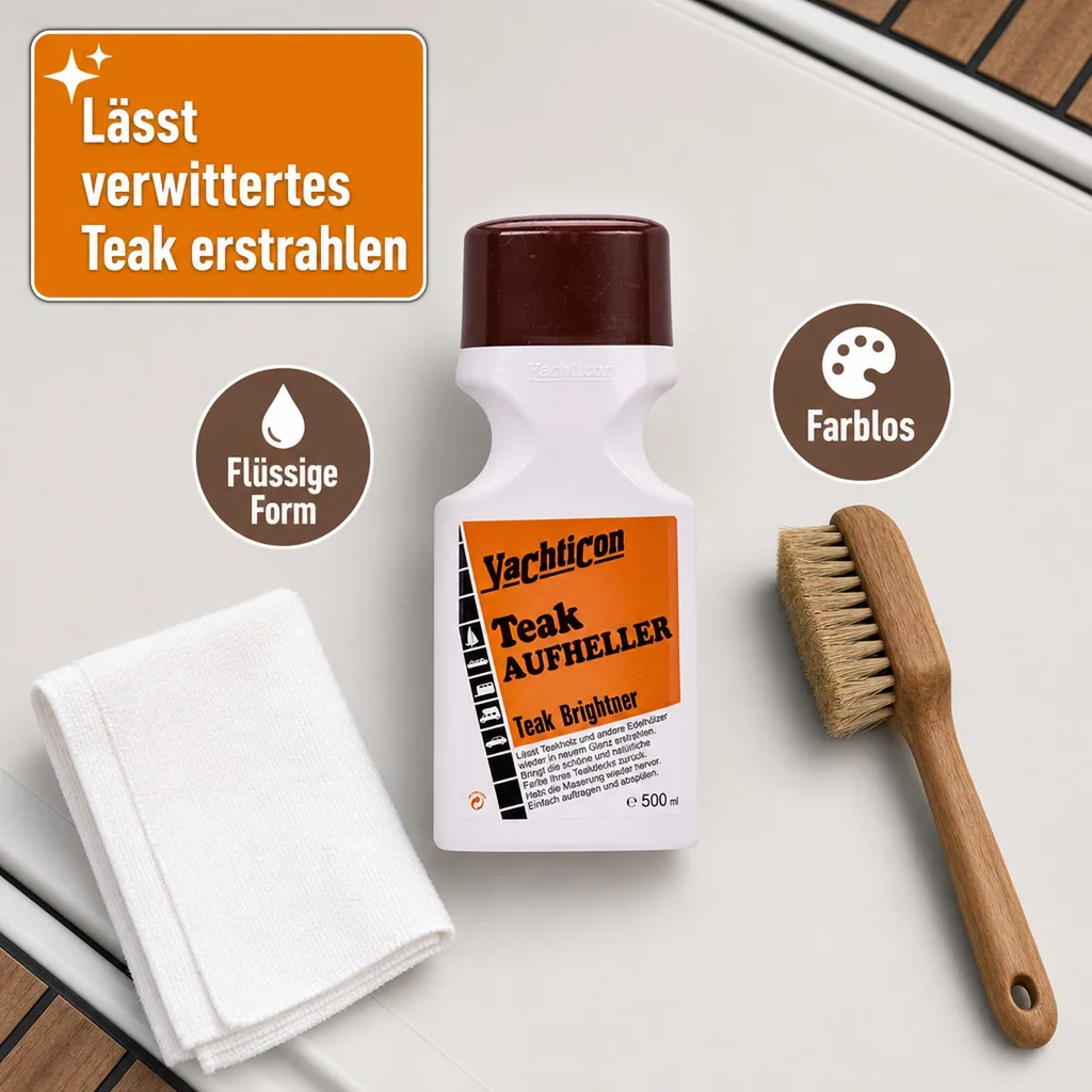 YACHTICON Teak Brightner 500ml Aufheller