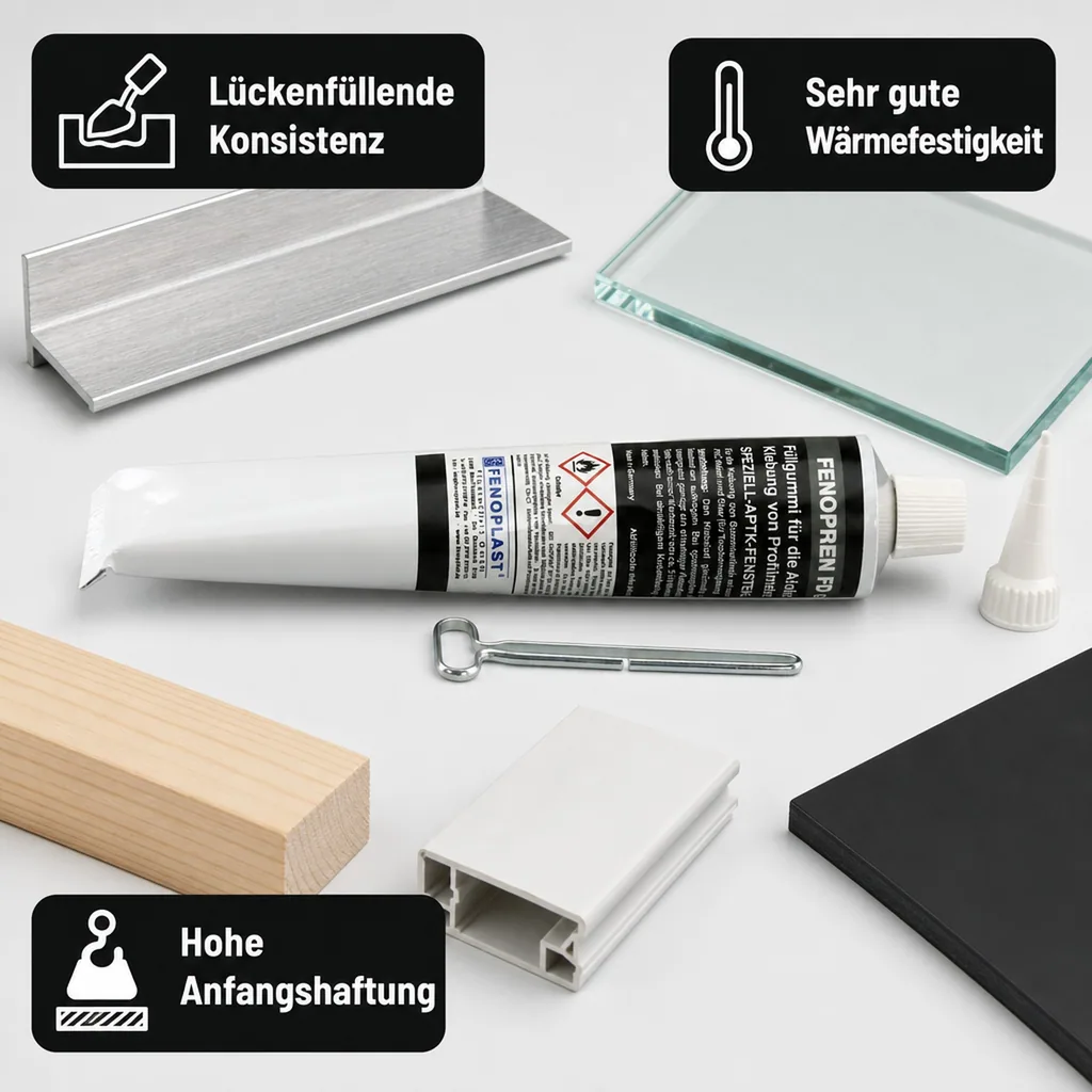 FENOPLAST Fenopren FD 180 g schwarz Kleb-, Dichtstoff und Füllgummi
