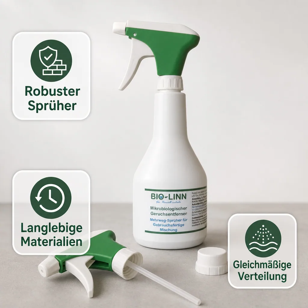 BIO-LINN Zerstäuber für Geruchsentferner Mehrweg Leerzerstäuber