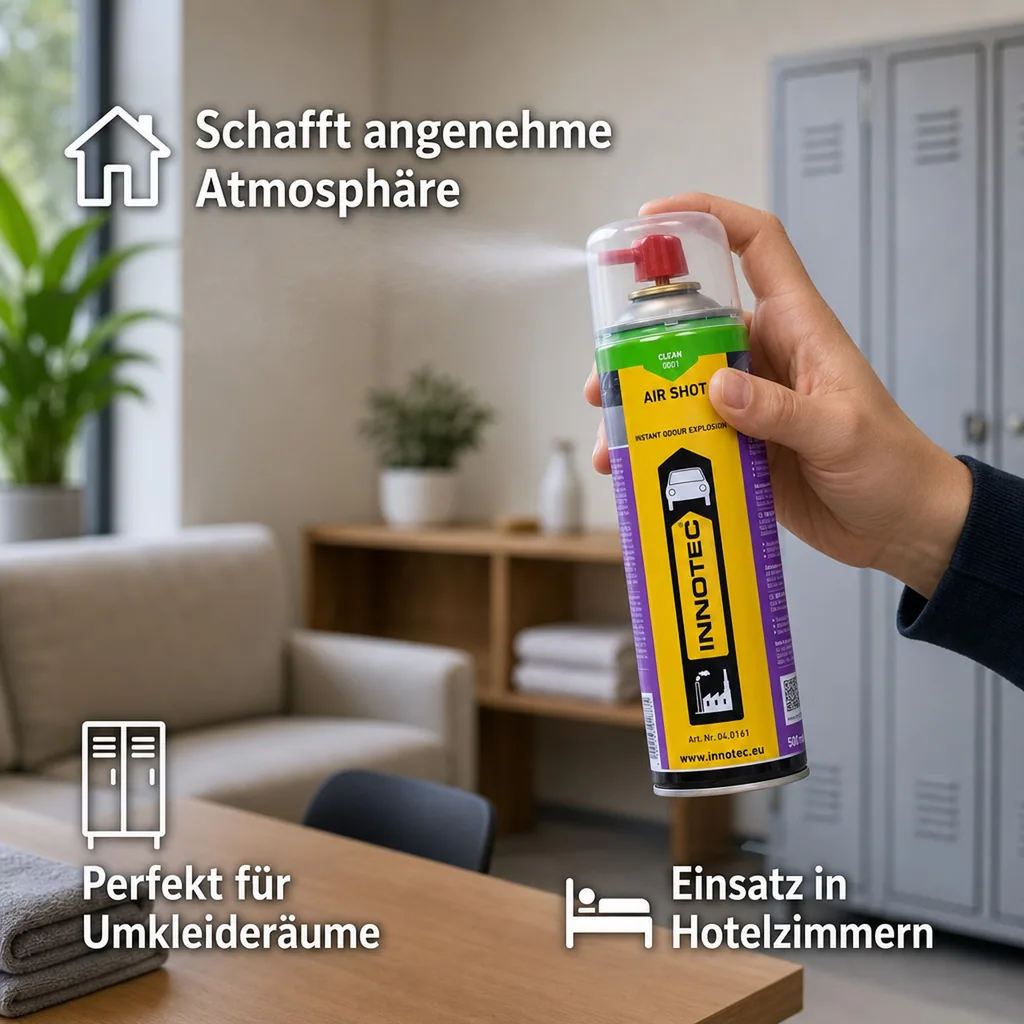 INNOTEC Air Shot Clean 500 ml Duftspray für Raum / Auto 0001 Clean