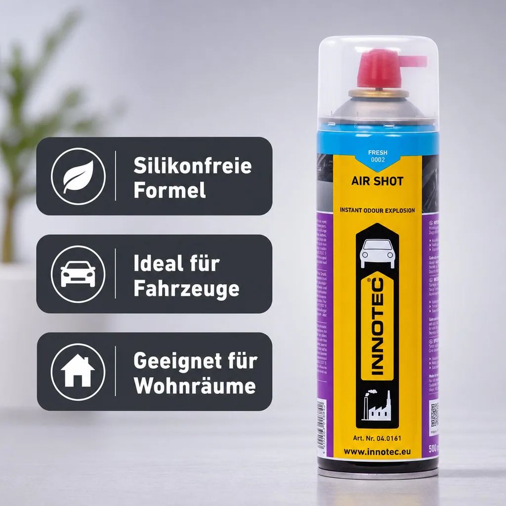 INNOTEC Air Shot Fresh 500 ml Duftspray für Raum / Auto 0002 Fresh