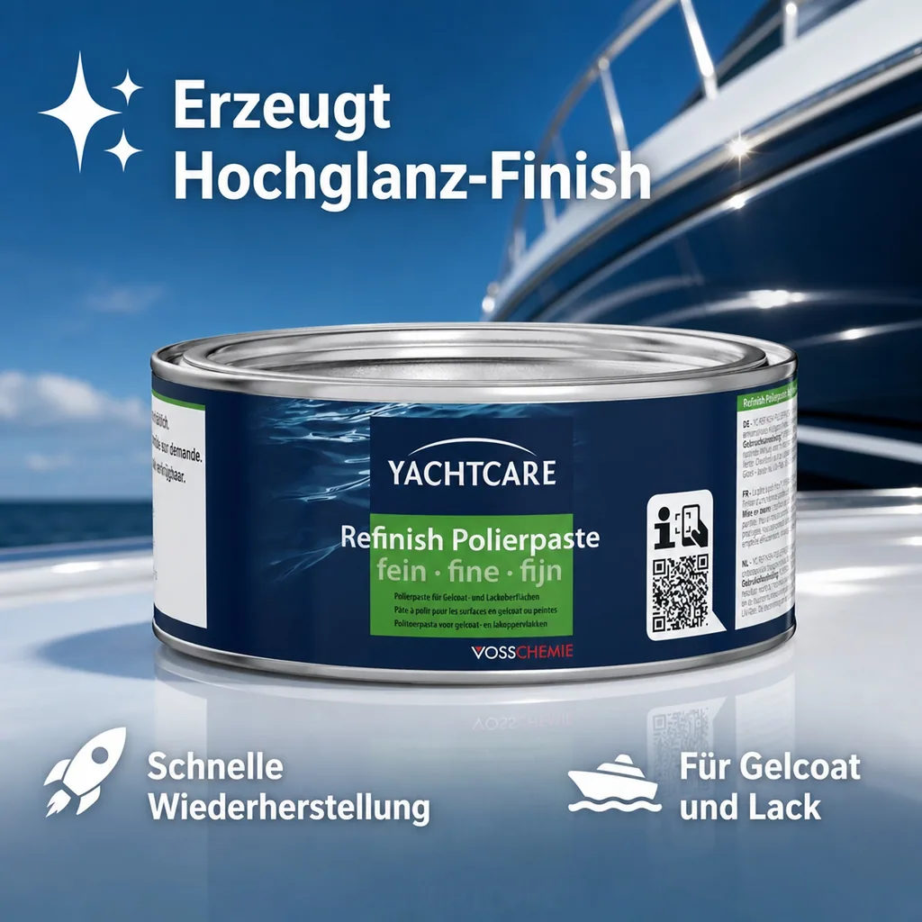 YACHTCARE Refinish Polierpaste fein 500 g