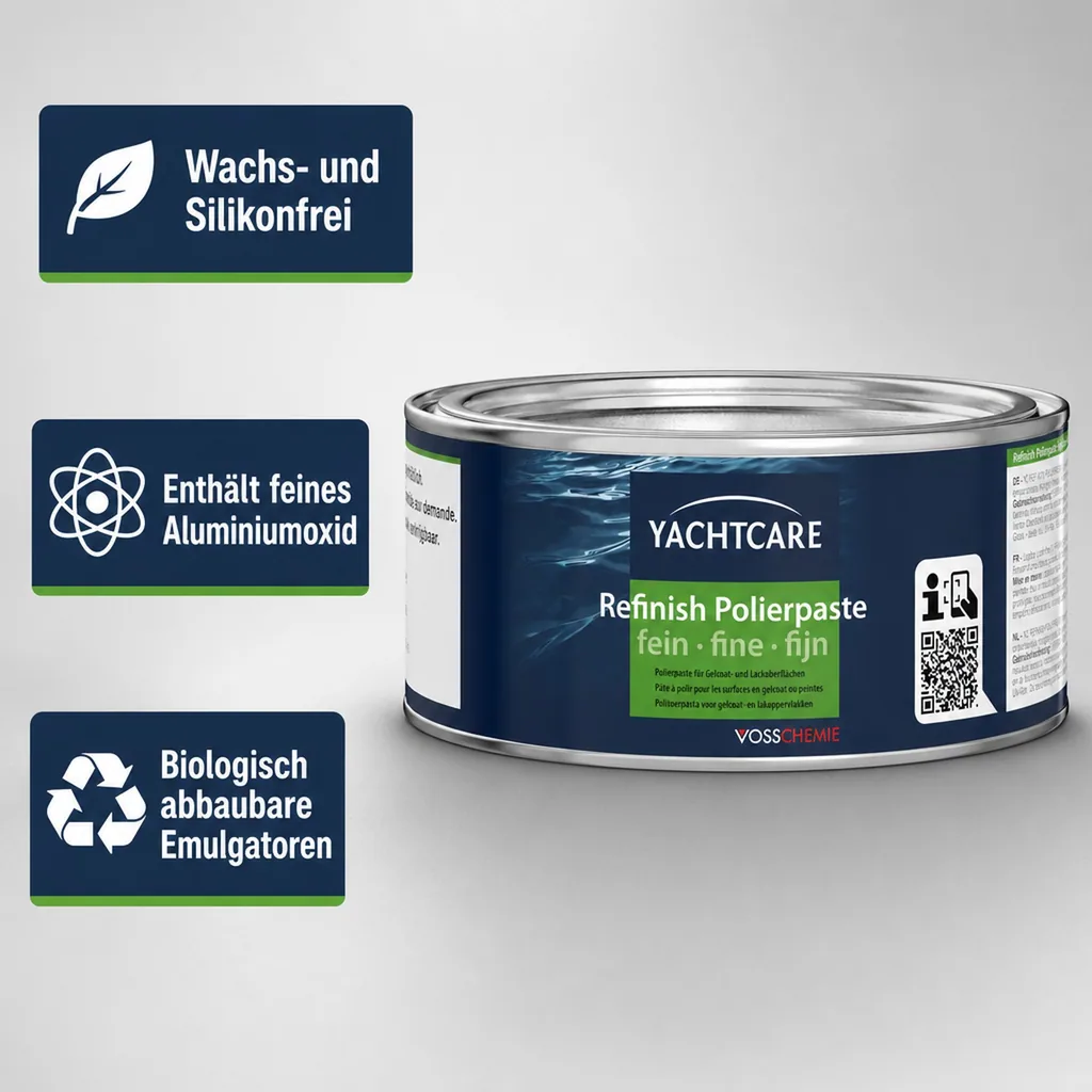 YACHTCARE Refinish Polierpaste fein 500 g