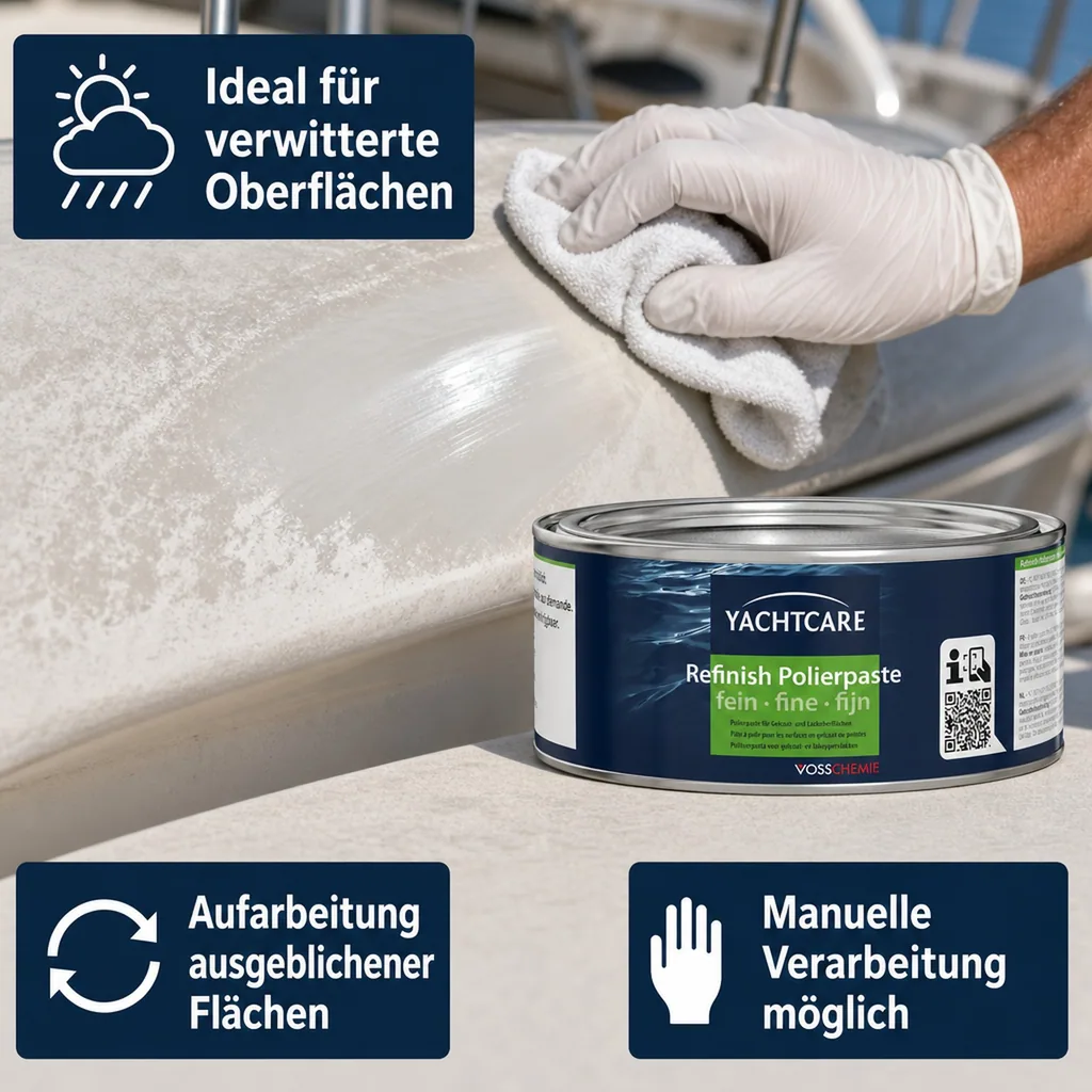 YACHTCARE Refinish Polierpaste fein 500 g