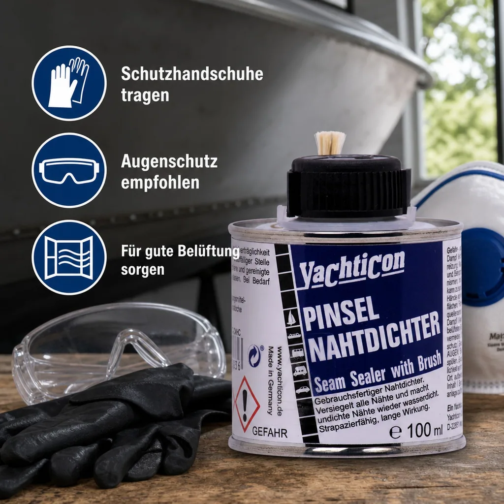YACHTICON Nahtdichter mit Pinsel 100 ml