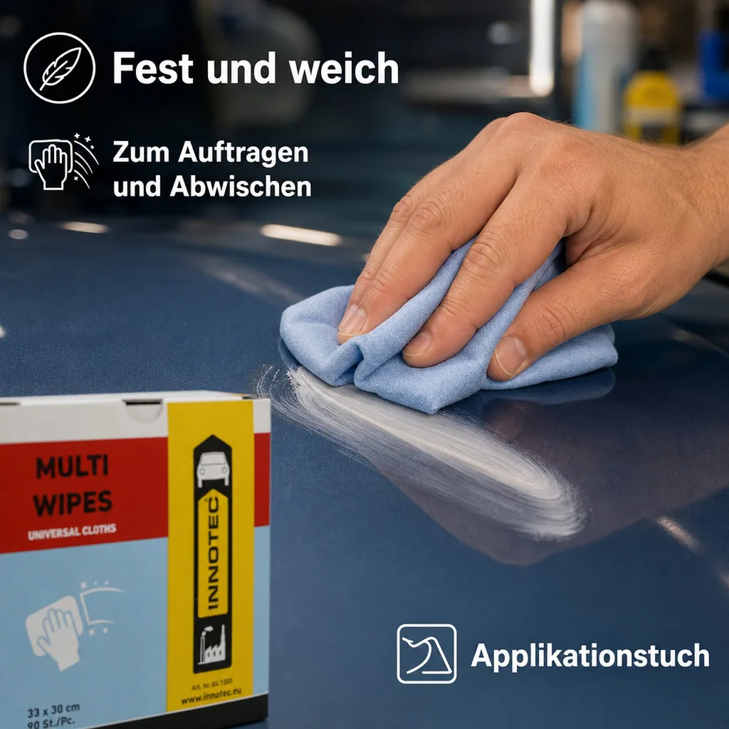 INNOTEC Multi Wipes Poliertücher Inhalt 90 Tücher