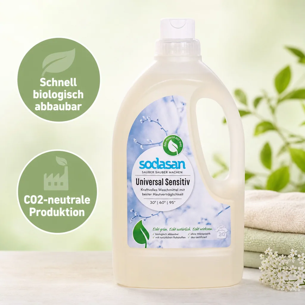 SODASAN Universal Waschmittel sensitive 1,5 Liter