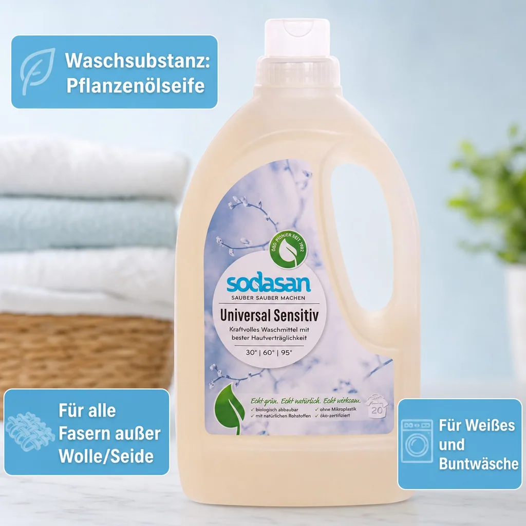 SODASAN Universal Waschmittel sensitive 1,5 Liter
