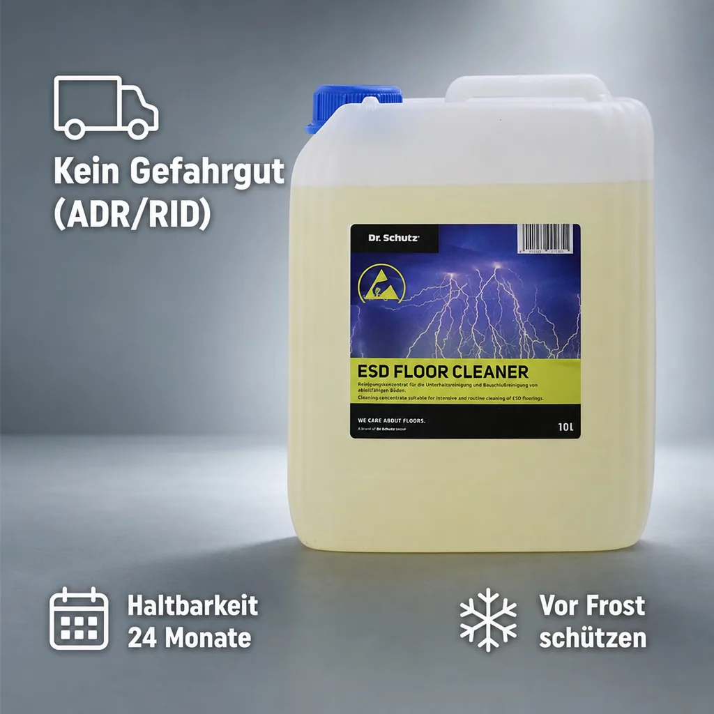 DR. SCHUTZ ESD Floor Cleaner 10 Liter zur Unterhaltsreinigung