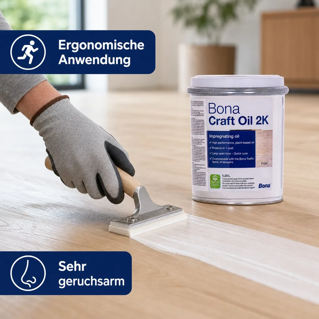 BONA Craft Oil 2K Frost 1,25 Liter weiß