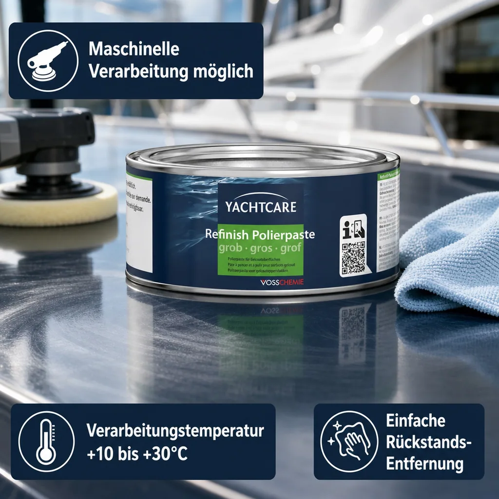 YACHTCARE Refinish Polierpaste grob 500 g