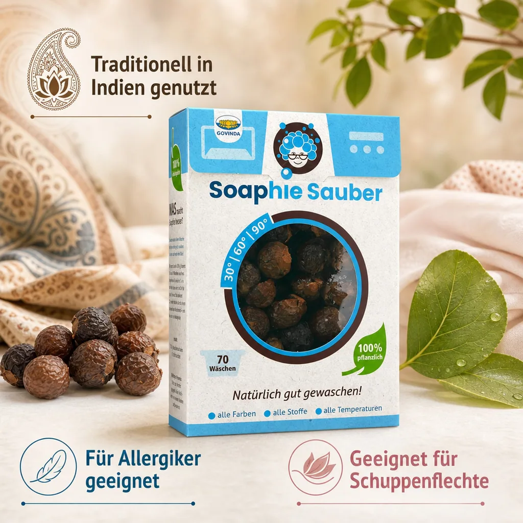GOVINDA Waschnuss Schalen 350 g Soaphie Sauber