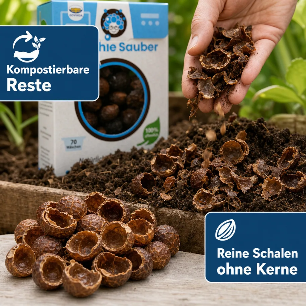 GOVINDA Waschnuss Schalen 350 g Soaphie Sauber