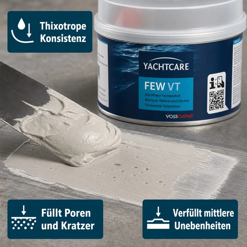 YACHTCARE FEW VT 250 g styrolfreier Feinspachtel