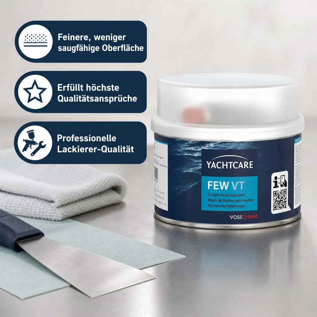 YACHTCARE FEW VT 500 g styrolfreier Feinspachtel