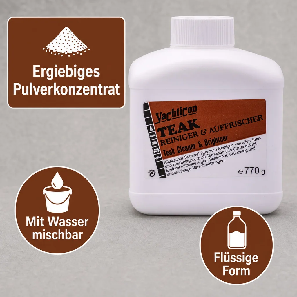 YACHTICON Teak Cleaner & Brightner 770 g