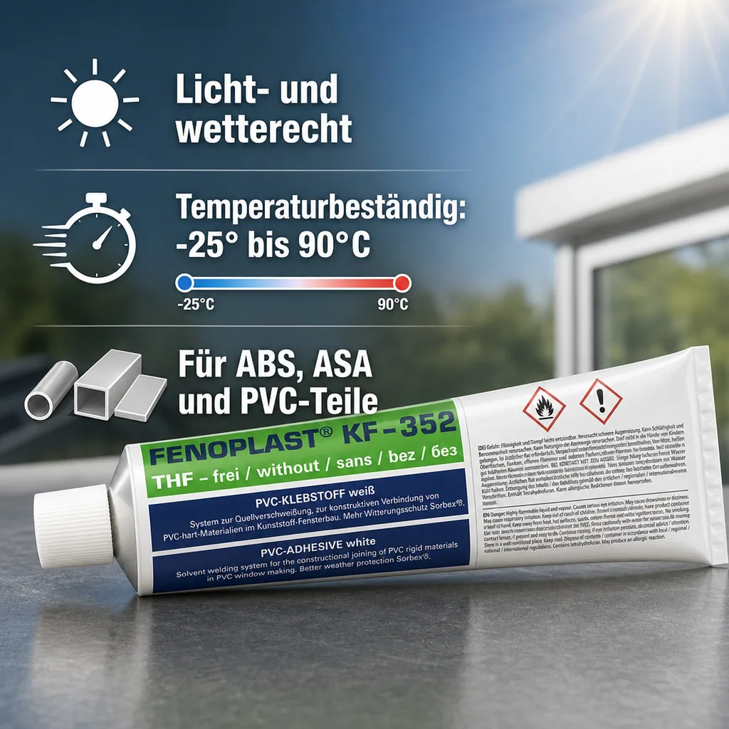 FENOPLAST KF-352 weiß 180 g/200 ml Quellschweißmittel für PVC Hart