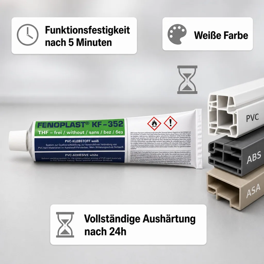 FENOPLAST KF-352 weiß 180 g/200 ml Quellschweißmittel für PVC Hart