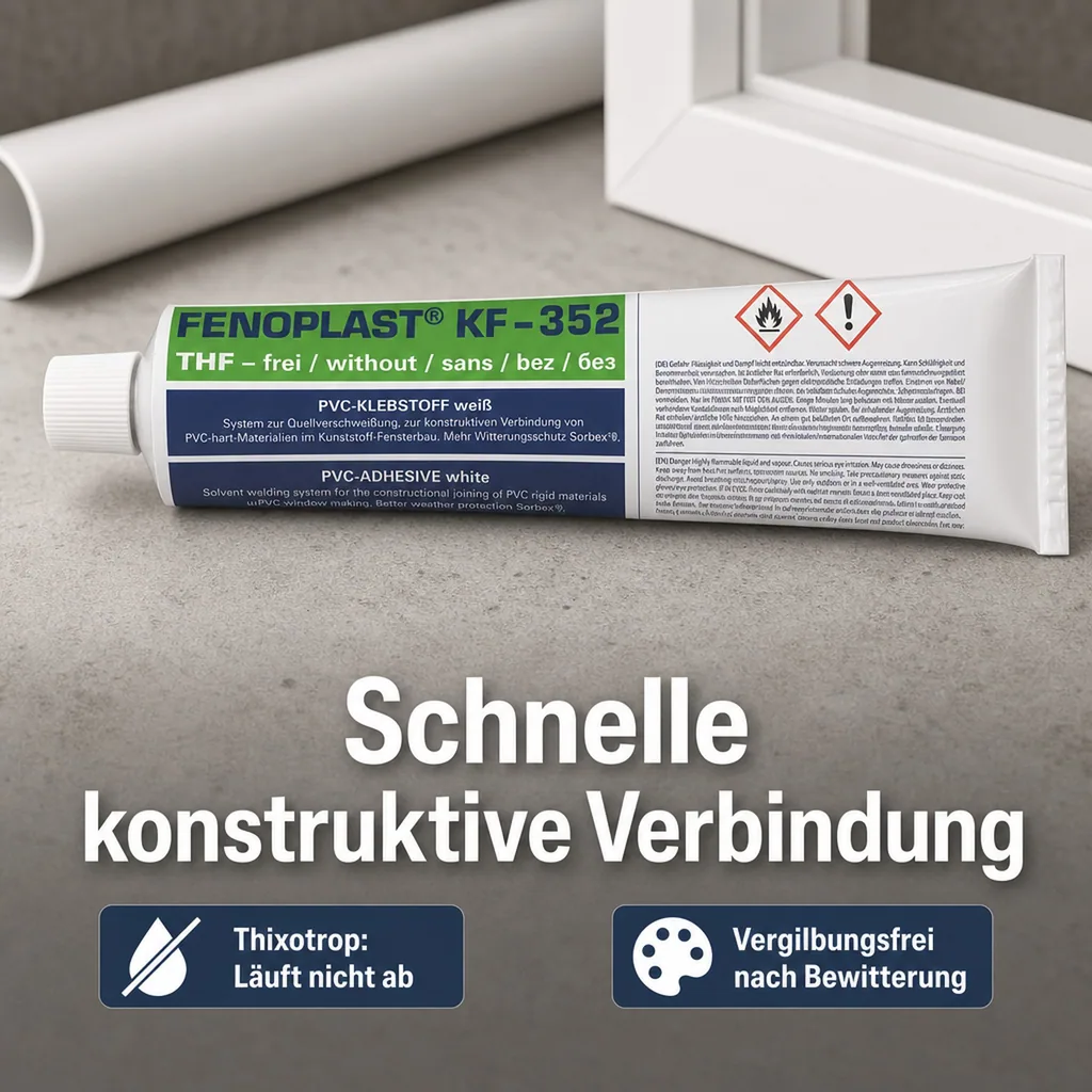 FENOPLAST KF-352 weiß 180 g/200 ml Quellschweißmittel für PVC Hart