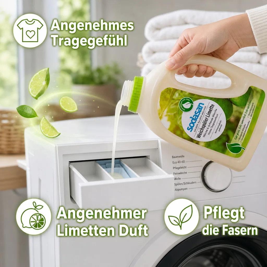 SODASAN Weichspüler Limette 750 ml