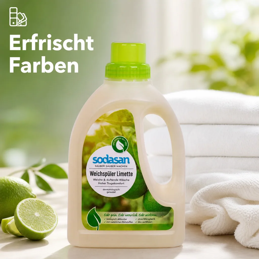 SODASAN Weichspüler Limette 750 ml