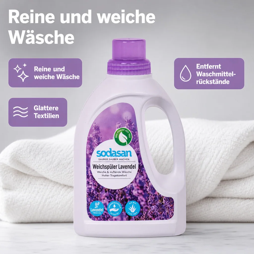SODASAN Weichspüler Lavendel 750 ml