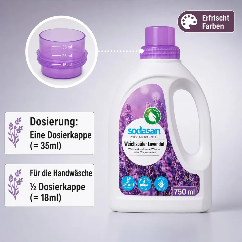 SODASAN Weichspüler Lavendel 750 ml
