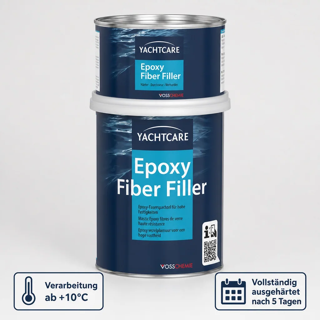 YACHTCARE Epoxy Fiber Filler 2 kg faserverstärkter Expoxyspachtel