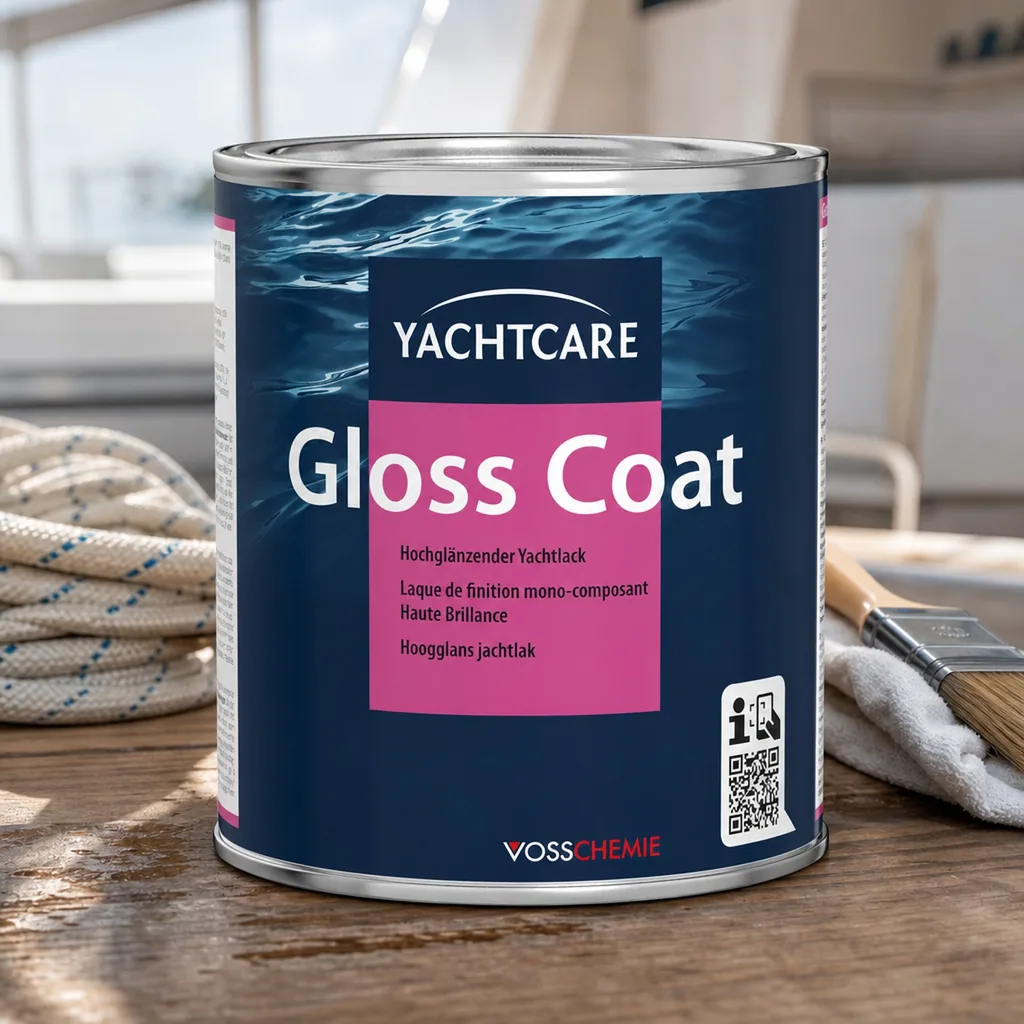 YACHTCARE Gloss Coat 750 ml grau hochglänzender Yachtlack