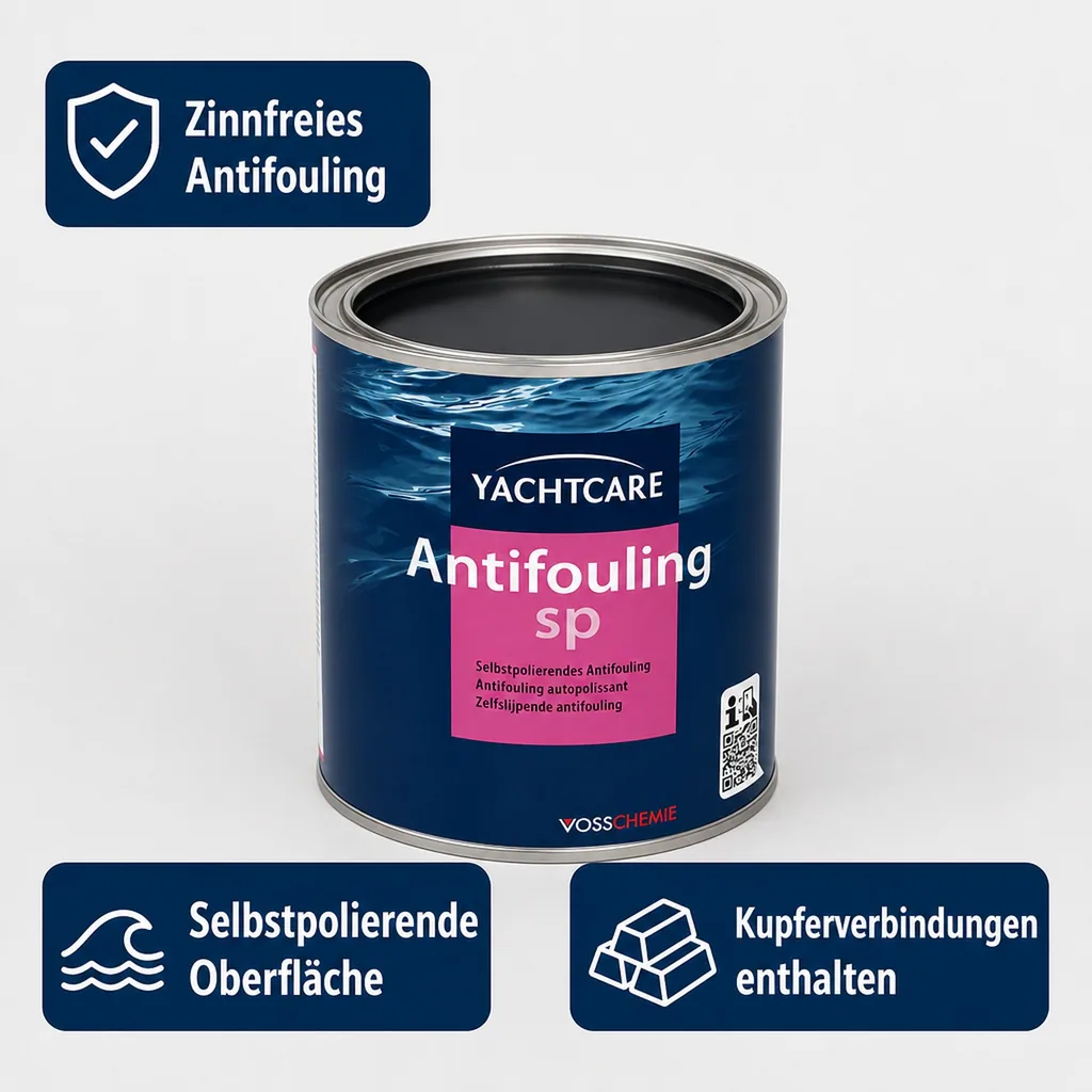 YACHTCARE Antifouling SP 750 ml black