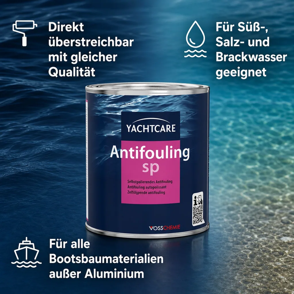 YACHTCARE Antifouling SP 750 ml red