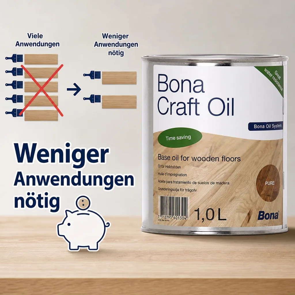 BONA Craft Oil PURE 1 Liter neutral
