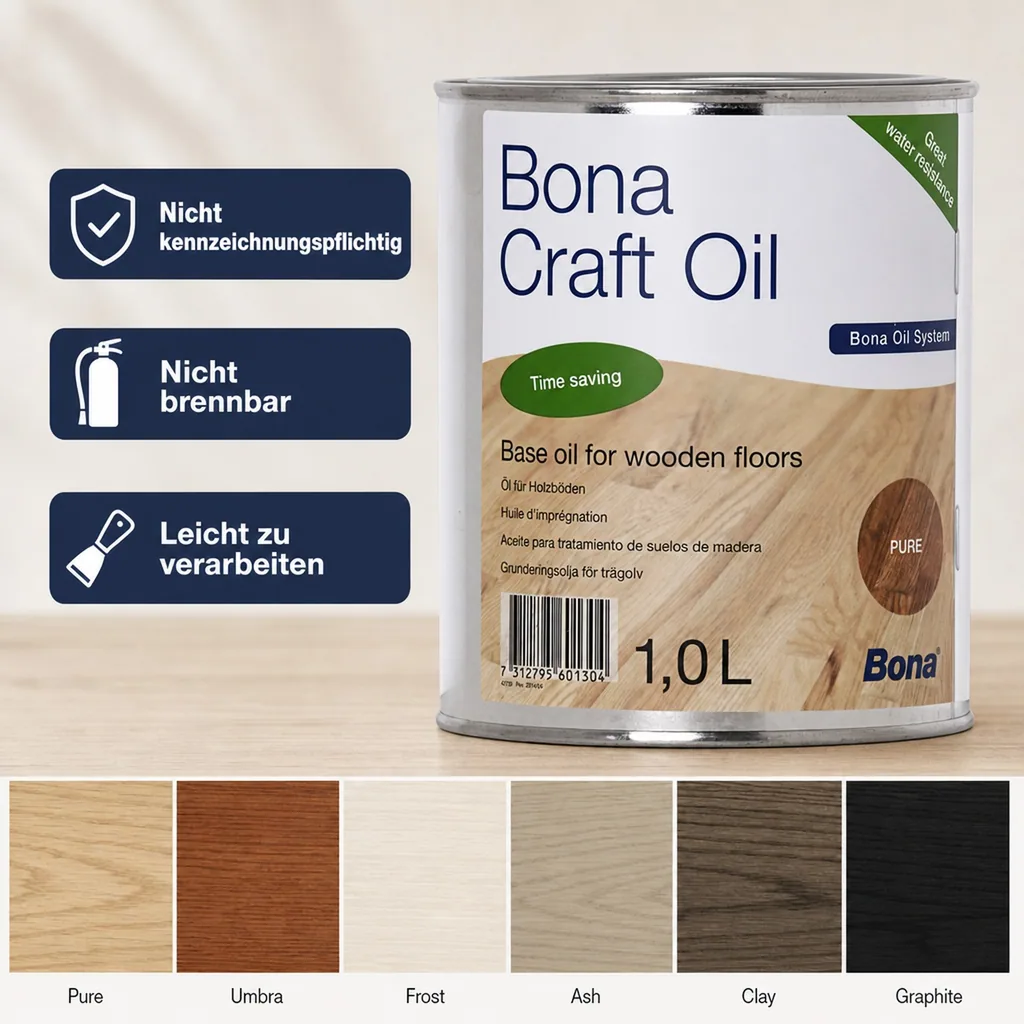 BONA Craft Oil PURE 1 Liter neutral