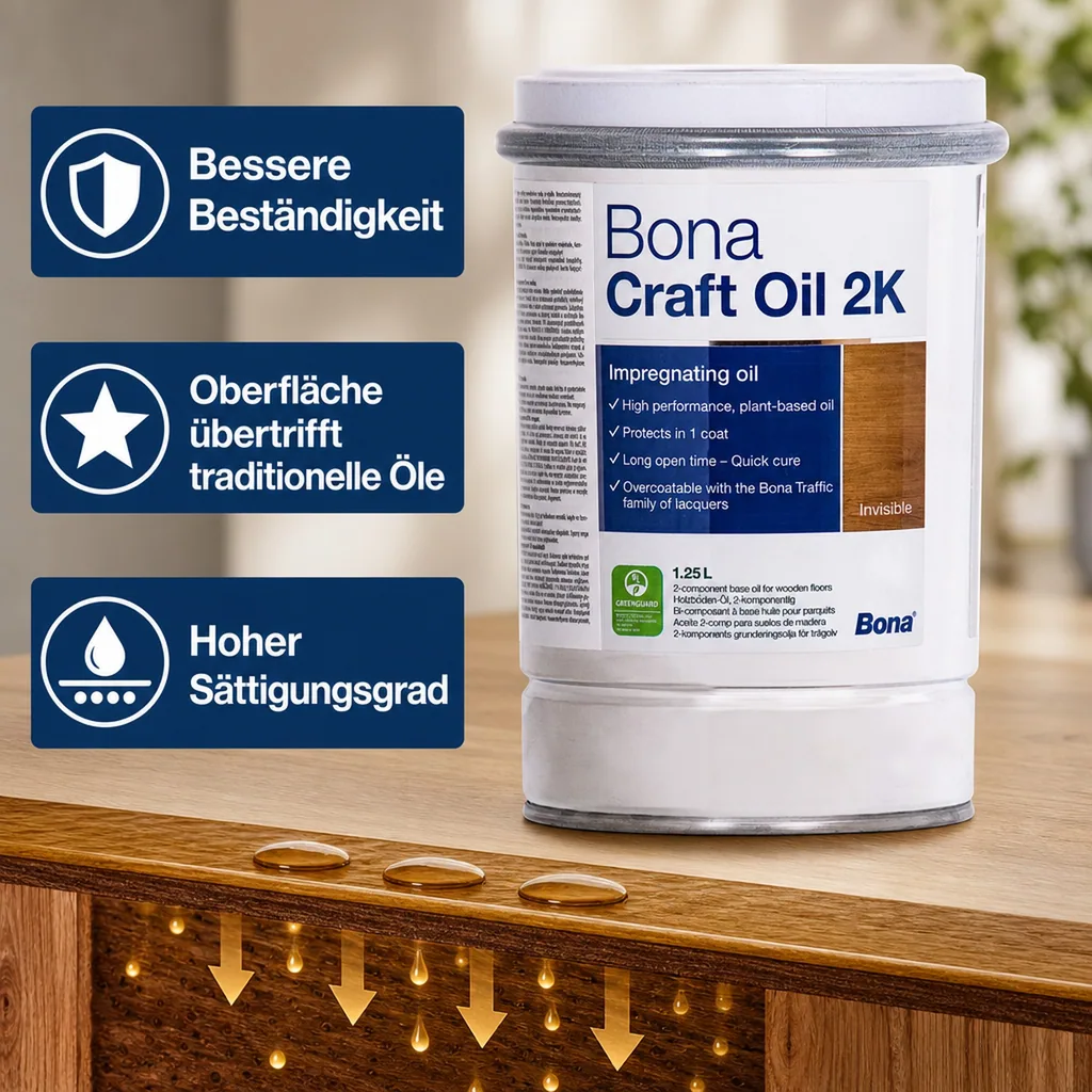 BONA Craft Oil 2K Invisible 1,25 Liter