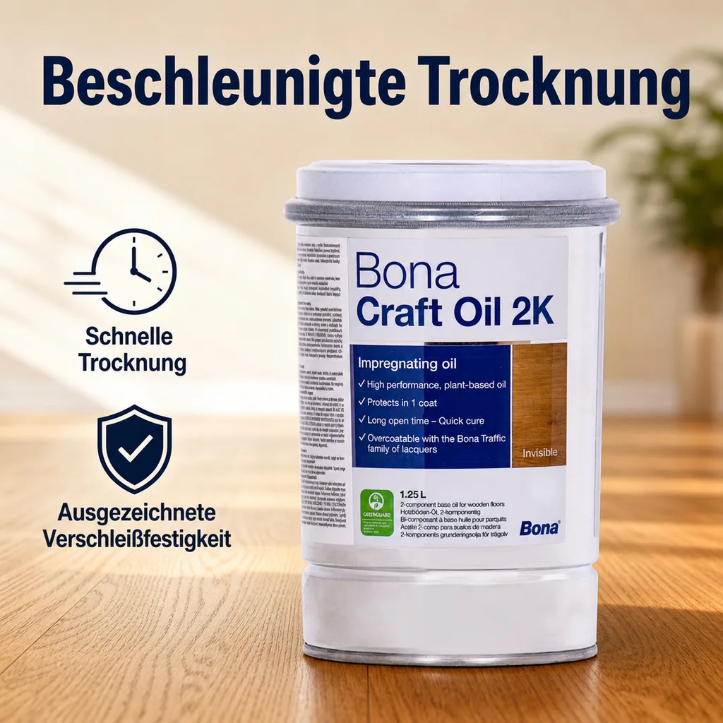 BONA Craft Oil 2K Invisible 1,25 Liter