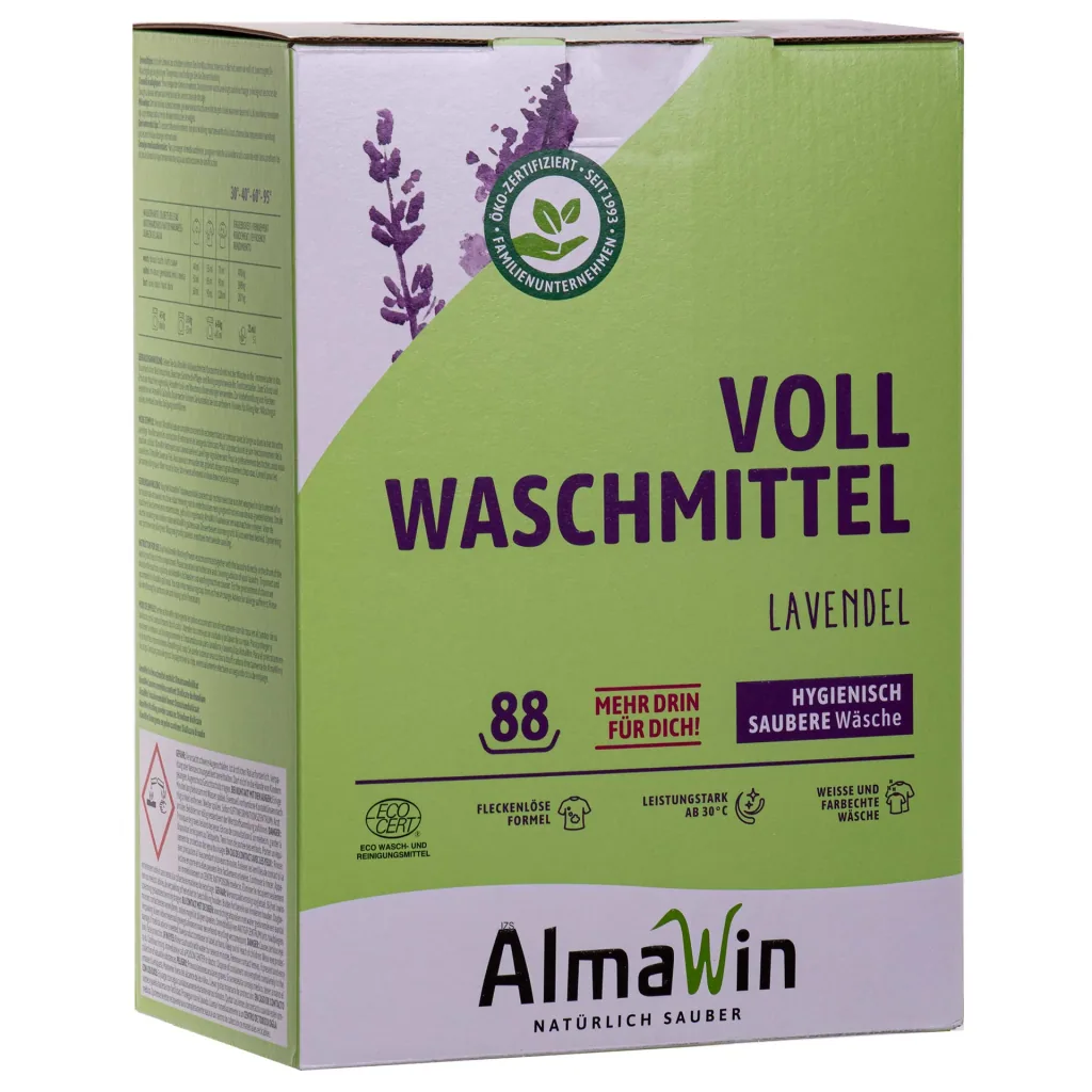 ALMAWIN Vollwaschmittel 4,6 kg 82 Waschgänge