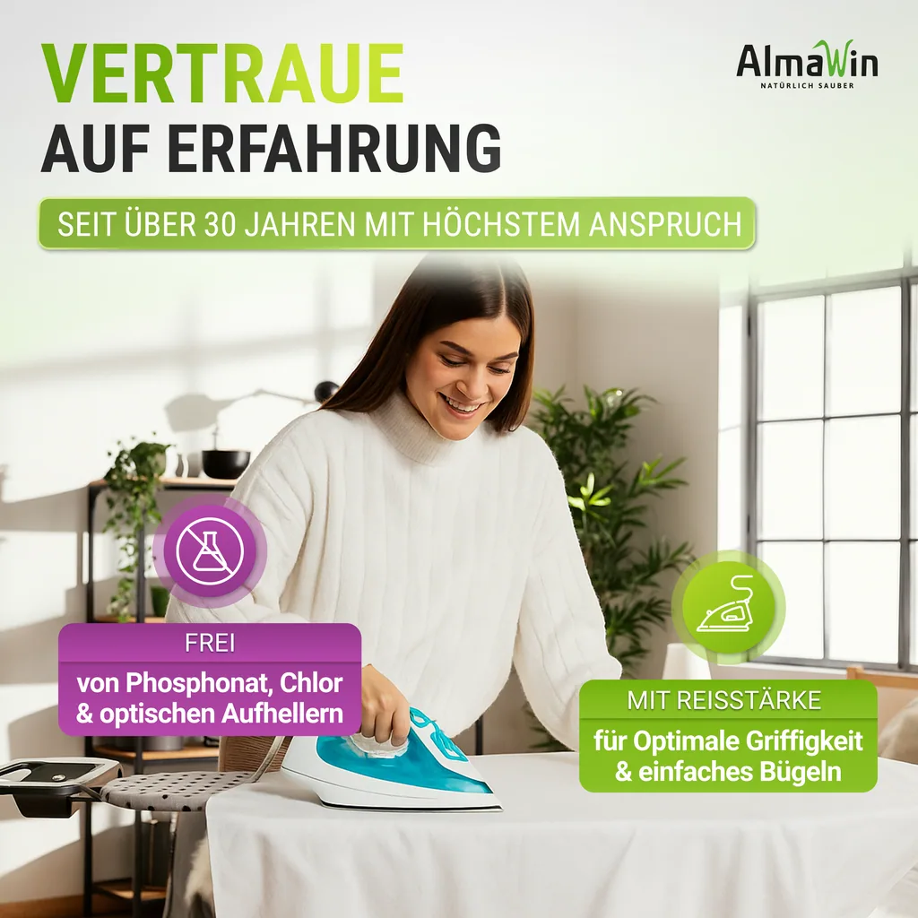 ALMAWIN Vollwaschmittel 4,6 kg 82 Waschgänge