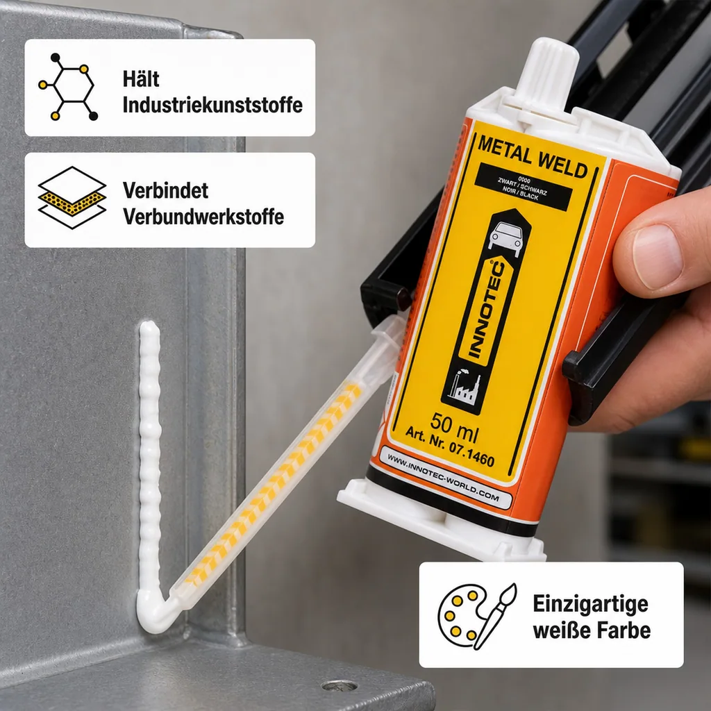 INNOTEC Metal Weld 50 ml 2K Metallkleber schwarz