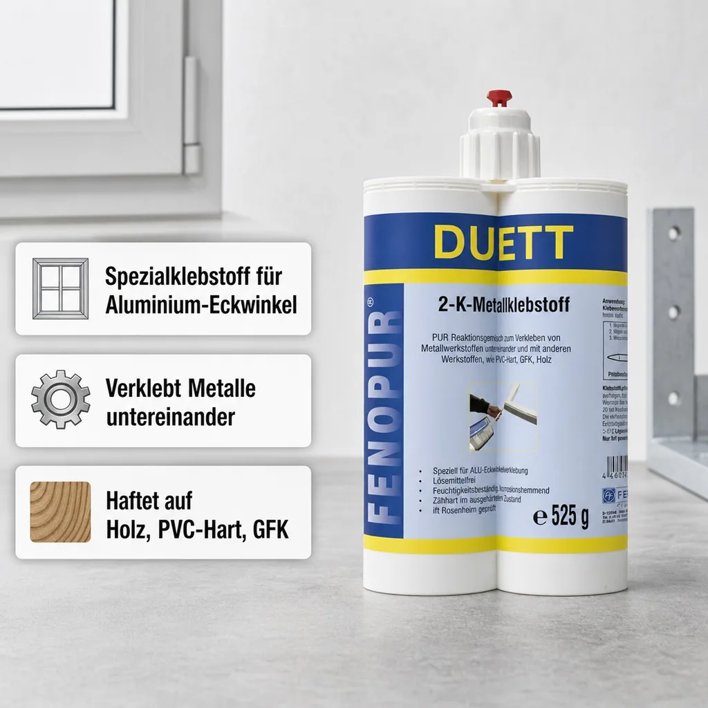 FENOPLAST Fenopur 2-K PU-Klebstoff Duett auf PU Basis 525 g grau
