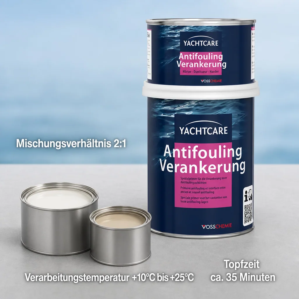 YACHTCARE Antifouling Verankerung 750 ml weiß