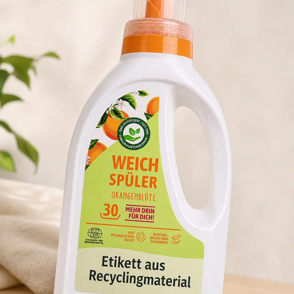 ALMAWIN Weichspüler 750 ml mit Orangenblüte