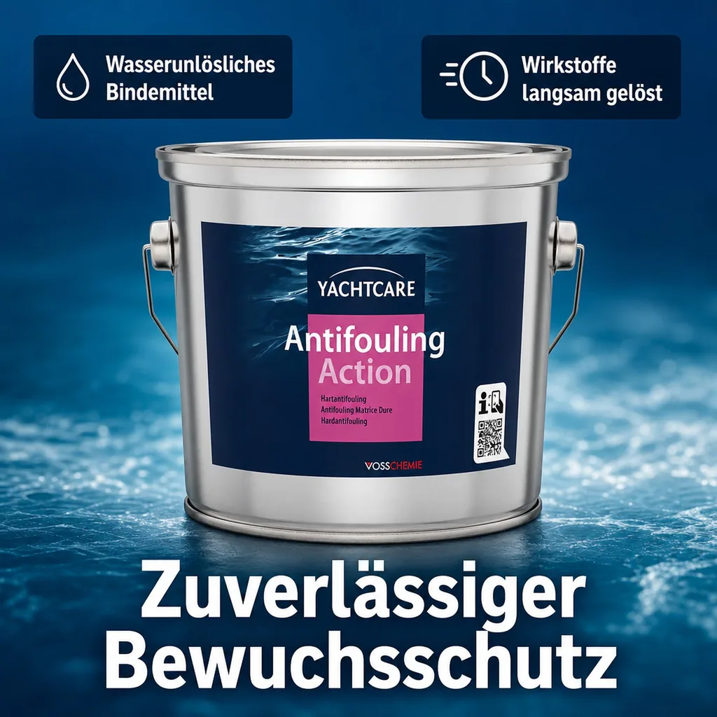 YACHTCARE Antifouling Action Hard AF 2,5 Liter schwarz