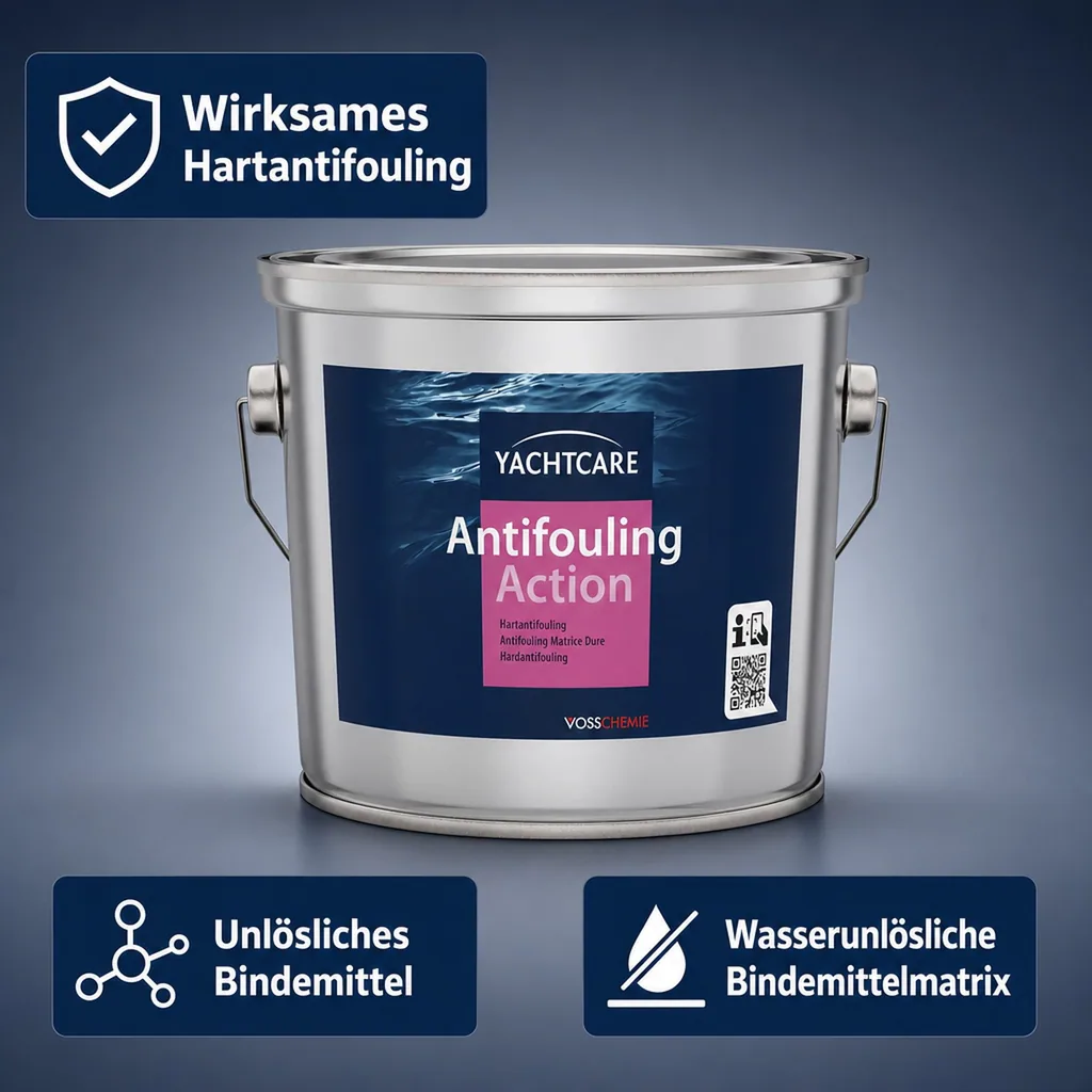 YACHTCARE Antifouling Action Hard AF 2,5 Liter blue