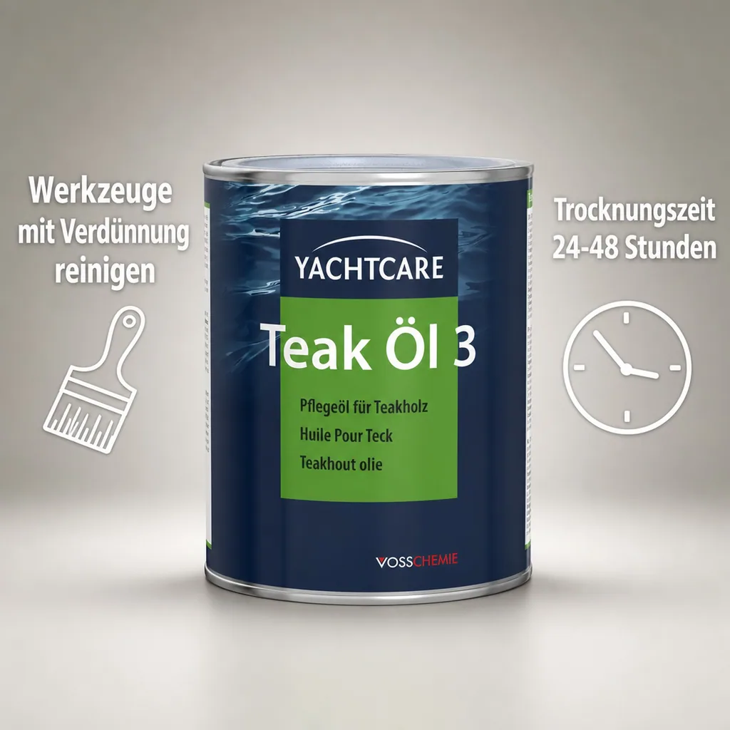 YACHTCARE Teak Öl 3 1 Liter