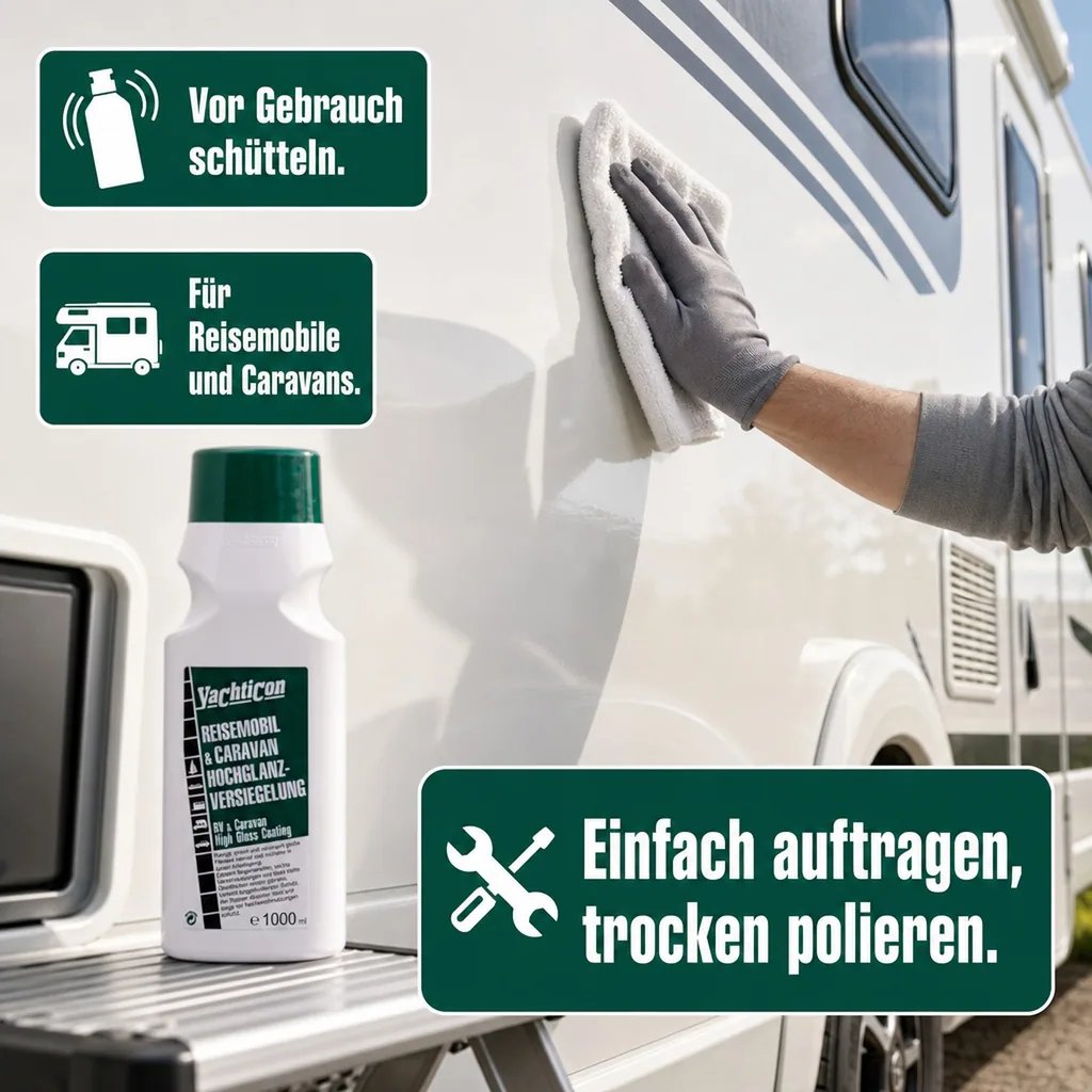 YACHTICON Reisemobil & Caravan Hochglanz Versiegelung 1 Liter