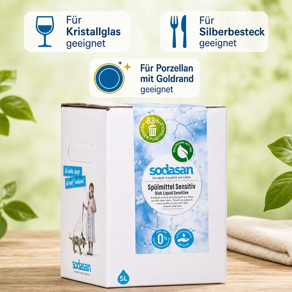 SODASAN Spülmittel Sensitive 5 Liter Bag in Box
