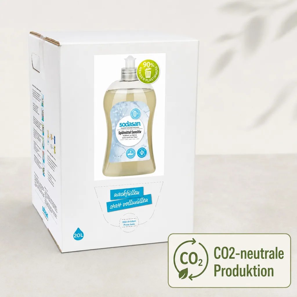 SODASAN Spülmittel Sensitive 20 Liter Bag in Box