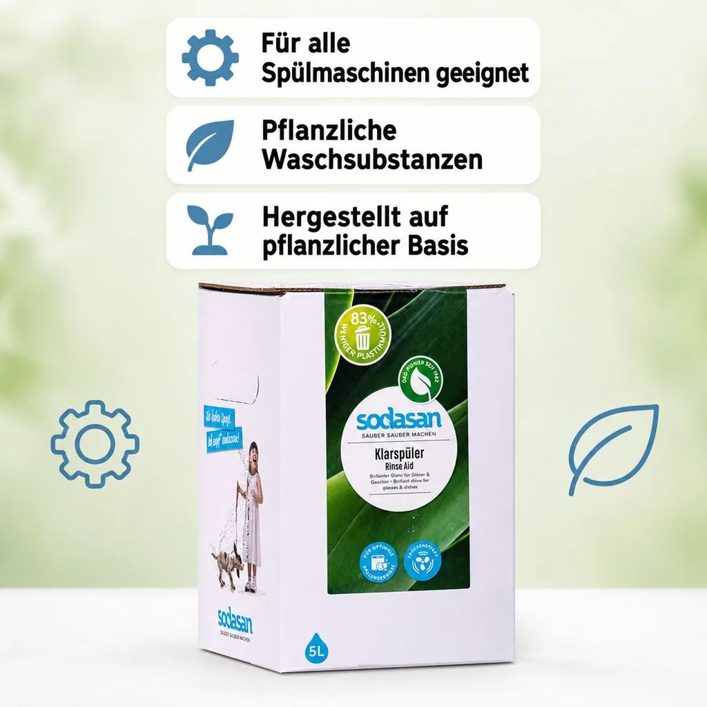 SODASAN Klarspüler 5 Liter Bag in Box BiB